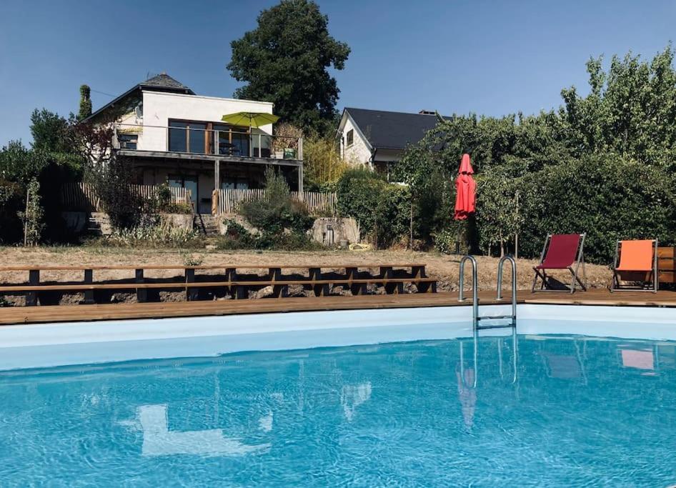 Maison Vue Panoramique Depuis Le Coteau De Chinon Extérieur photo